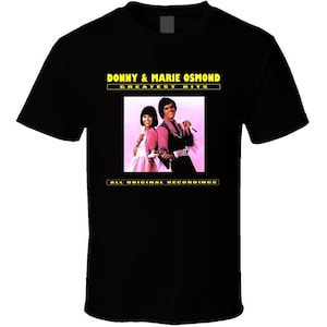 Donnie And Marie Osmond Retro Album Cover T Shirt