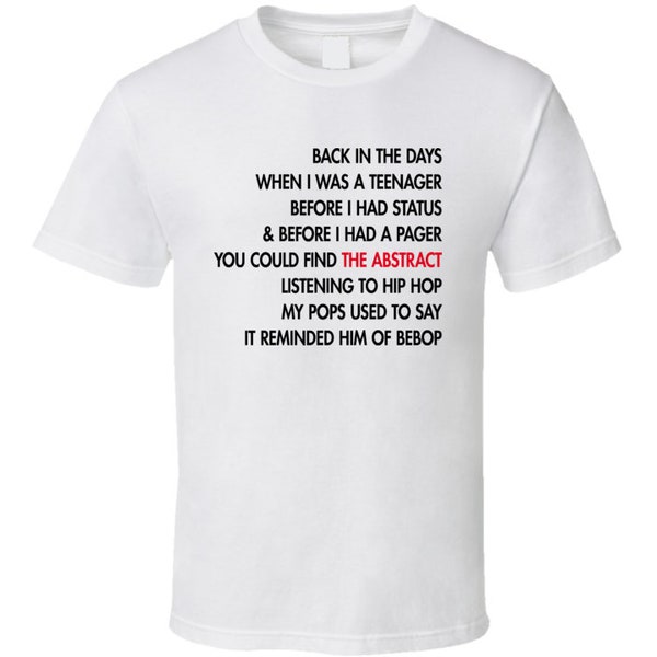 Q Tip Rap Hip Hop Lyrics Song Cool Music T Shirt