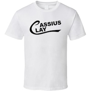 Camiseta retro de Muhammad Ali, leyenda del boxeo, Cassius Clay