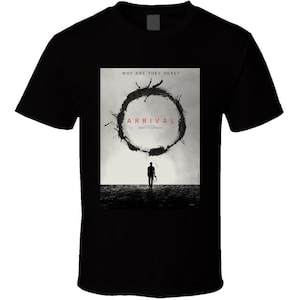 Arrival Sci Fi Extraterrestrials Space Futuristic Alien Movie T Shirt