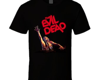 The Evil Dead Horror Movie Classic Halloween Black T Shirt