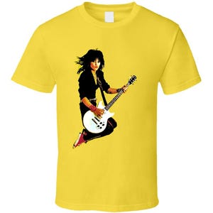 Joan Jett Rocker Runaways 80er Jahre Retro Rock N Roll T-Shirt