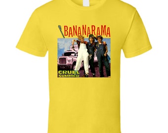 Bananarama Retro Cruel Summer Music Band T Shirt