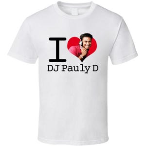 I Herz Liebe Dj Pauly D Jersey Shore Lustiges T-Shirt