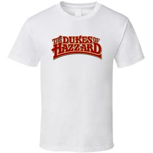 The Dukes of Hazzard TV Show Retro Logo T Shirt