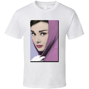 Audrey Hepburn Classic Movie Star T Shirt