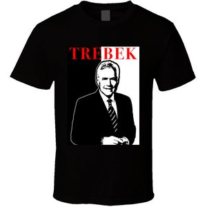 Alex Trebek Jeopardy Host Game Show TV Star T Shirt
