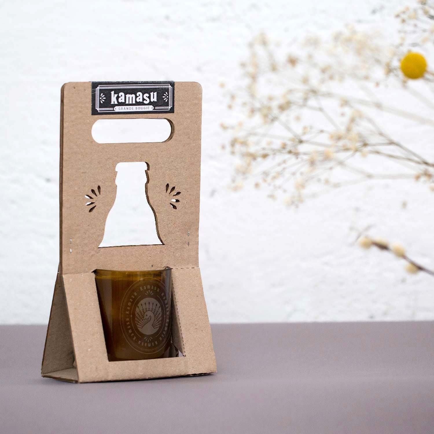 Bougies Upcuclées en Verre Kamasu