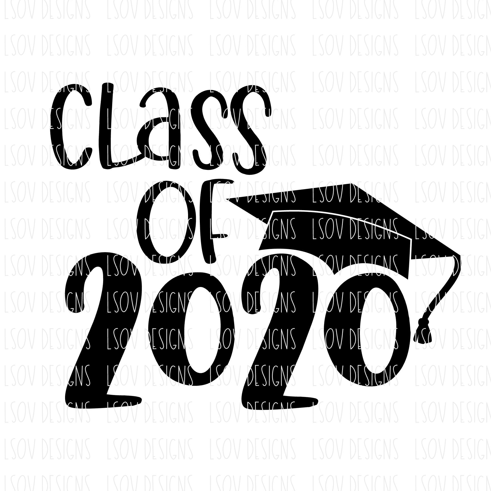Class of 2020 PNG & SVG digital download Etsy