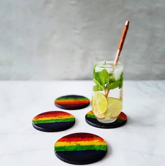 PRIDE Resin Coaster PRIDE Resin Coaster