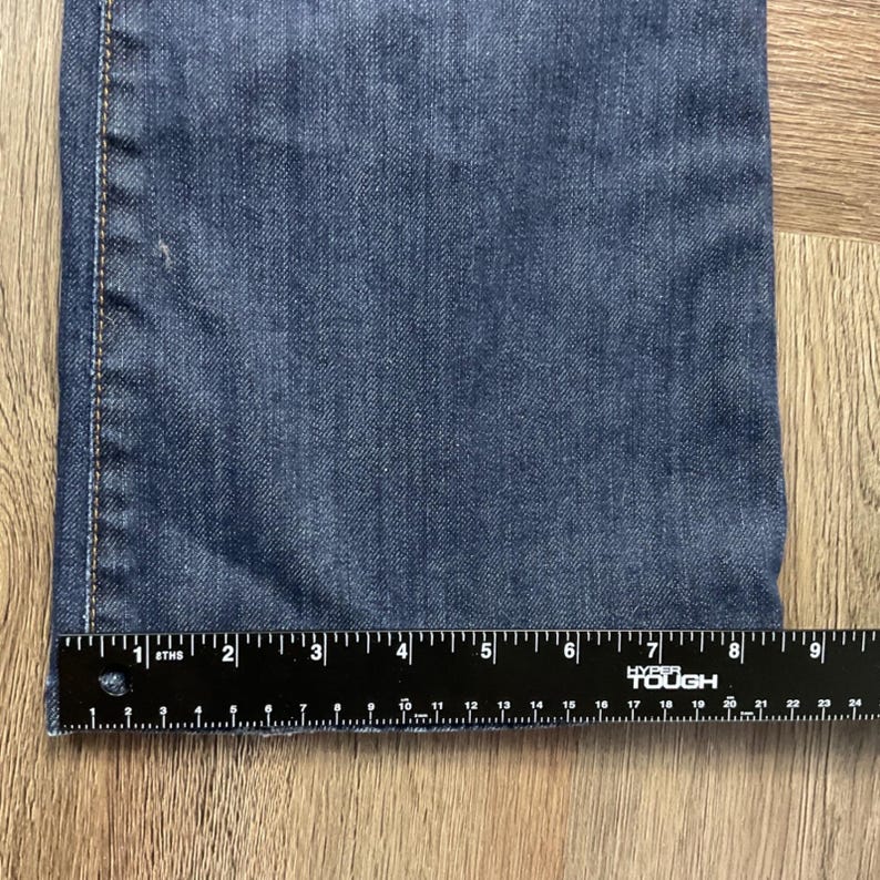 Y2K VTG Joes Jeans Honey Curvy Bootcut Low Rise Denim Jeans Womens 25 Blue Boho image 12