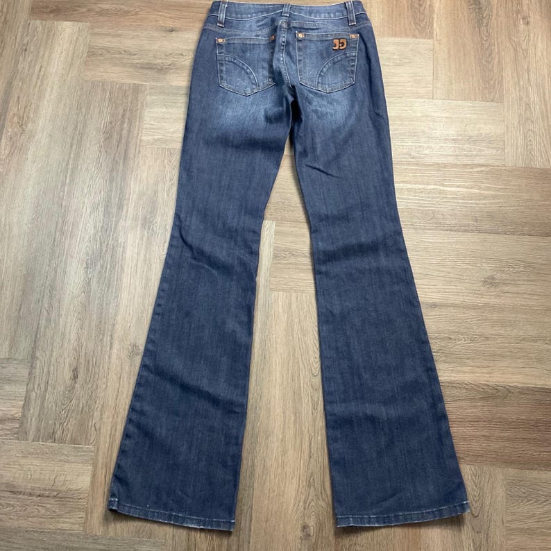 Y2K VTG Joes Jeans Honey Curvy Bootcut Low Rise Denim Jeans Womens 25 Blue Boho image 5