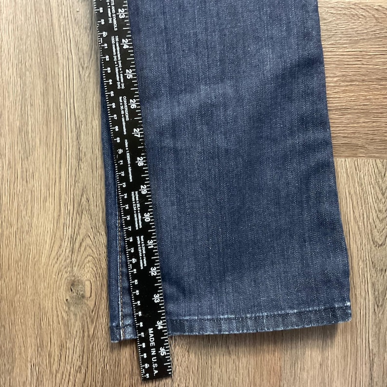 Y2K VTG Joes Jeans Honey Curvy Bootcut Low Rise Denim Jeans Womens 25 Blue Boho image 10