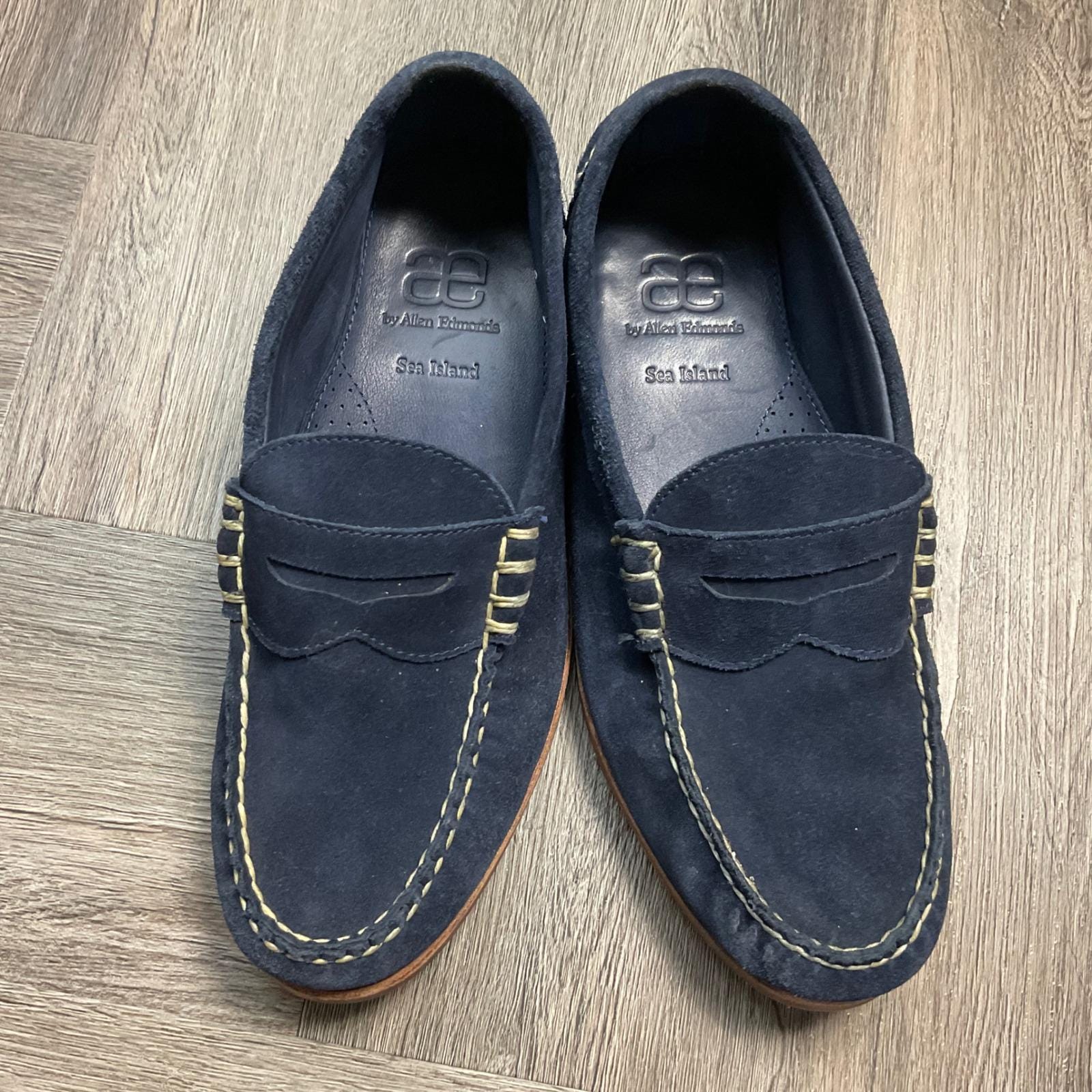 Allen Edmonds Sea Island Suede Penny Loafer Driving Moccasins‎ Mens 9 Classy Allen Edmonds Sea Island Suede Penny Loafer Driving  main image 4