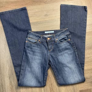 Y2K VTG Joes Jeans Honey Curvy Bootcut Low Rise Denim Jeans Womens 25 Blue Boho image 2