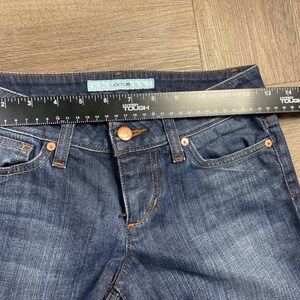 Y2K VTG Joes Jeans Honey Curvy Bootcut Low Rise Denim Jeans Womens 25 Blue Boho image 9
