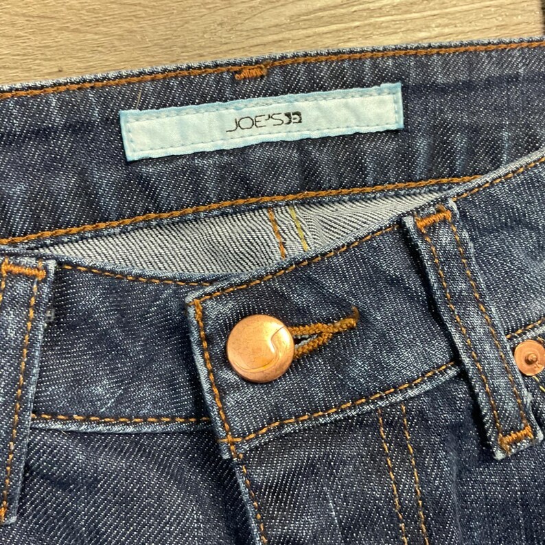 Y2K VTG Joes Jeans Honey Curvy Bootcut Low Rise Denim Jeans Womens 25 Blue Boho image 7