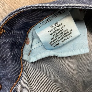 Y2K VTG Joes Jeans Honey Curvy Bootcut Low Rise Denim Jeans Womens 25 Blue Boho image 8
