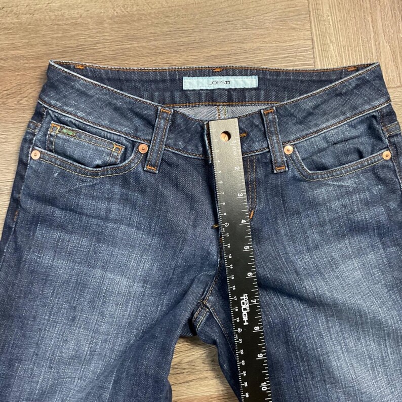 Y2K VTG Joes Jeans Honey Curvy Bootcut Low Rise Denim Jeans Womens 25 Blue Boho image 11