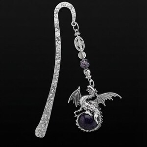 Fantasy Dragon with Moonstone Bookmark
