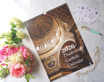2026 Traditional Catholic Calendar – Feasts from the 1962 Latin Missal