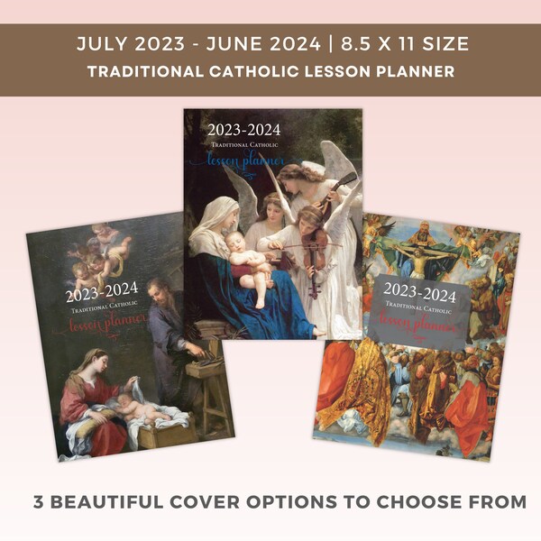 Catholic Planner 2023 2024 Etsy