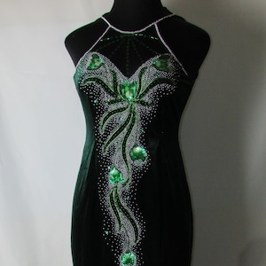 Evening Gown Forrest Green Hand beaded sequin gown; steal the show in this gorgeous gown size 6