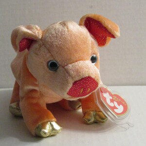 Ty Beanie Baby Chinese Zodiac Pig Year of the Pig Hang Tag in Ty Heart Protector & Tush Tag New Condition