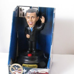 44th President Barack Obama &quot;Hear My Words&quot; Talking Figure 2009 Inaugural