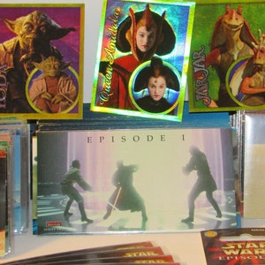 Lot de 265 cartes vintage, collection Star Wars, à collectionner