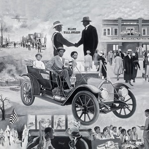 Impresión artística/póster grande de Black Wall Street de Kolongi Black