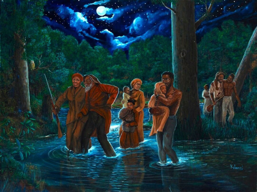 Harriet Tubman underground Railroad III by Kolongi, Leader, Harriet ...