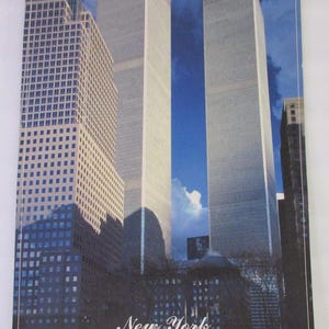 Twin Towers World Trade Center in New York City Poster