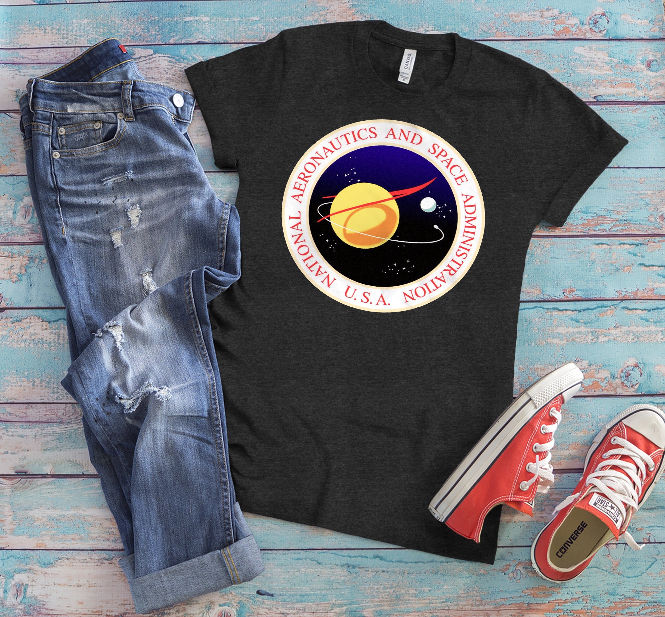 Vintage NASA Logo T-shirt NASA Patch 