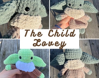 Low-Sew The Child Lovey Crochet Pattern, Amigurumi Pattern, Plushie Pattern, Crochet Patterns