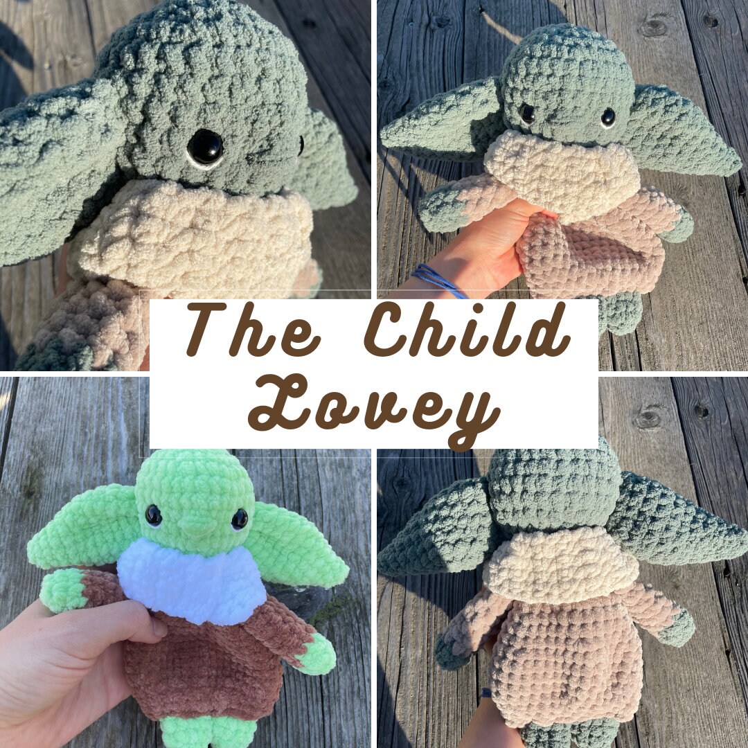 Low-sew the Child Lovey Crochet Pattern, Amigurumi Pattern, Plushie ...
