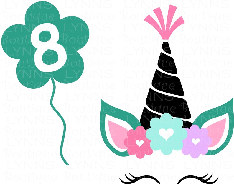 Download Birthday Party Unicorn SVG Unicorn Cut File Unicorn T-shirt | Etsy
