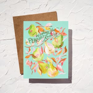 Carte de voeux de rétablissement parfaite. Bon rétablissement. Carte de voeux pour se sentir mieux. Bon rétablissement. Récupération chirurgicale. Carte humoristique. Pack de soins