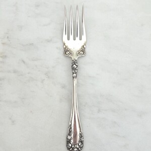 Antique Wallace Rose Sterling Silver Fish Fork (1898 RW&S)