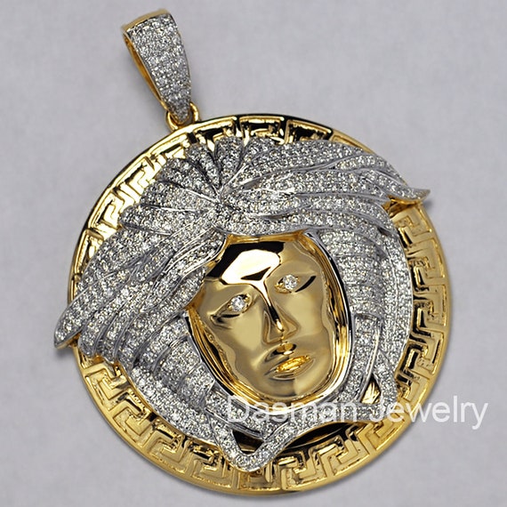 versace 18k gold necklace