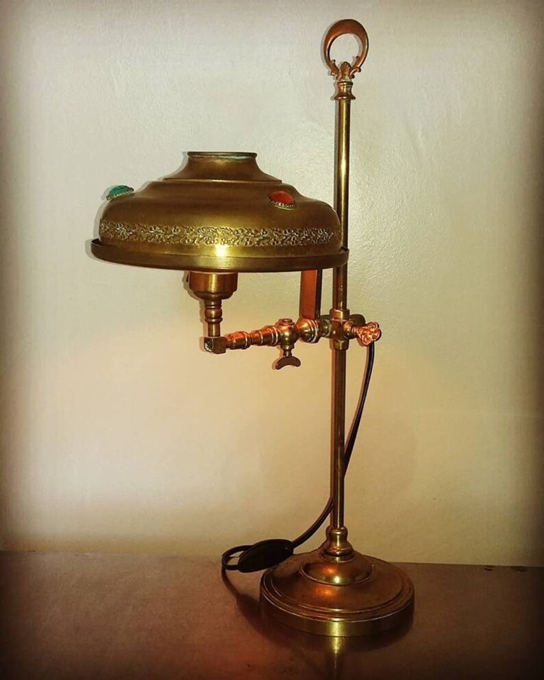 Art Nouveau Lamp Vintage Lamp Jugendstil Arts And Crafts Bronze Lamp Brass Lamp Art Nouveau Art Deco Interior Design France 1900