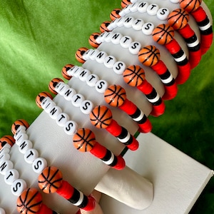 Custom Sport Team Bracelets, Personalized Basketball Team Bracelets, Soccer Team Bracelets, Football Team Bracelets, Softball Team Bracelets