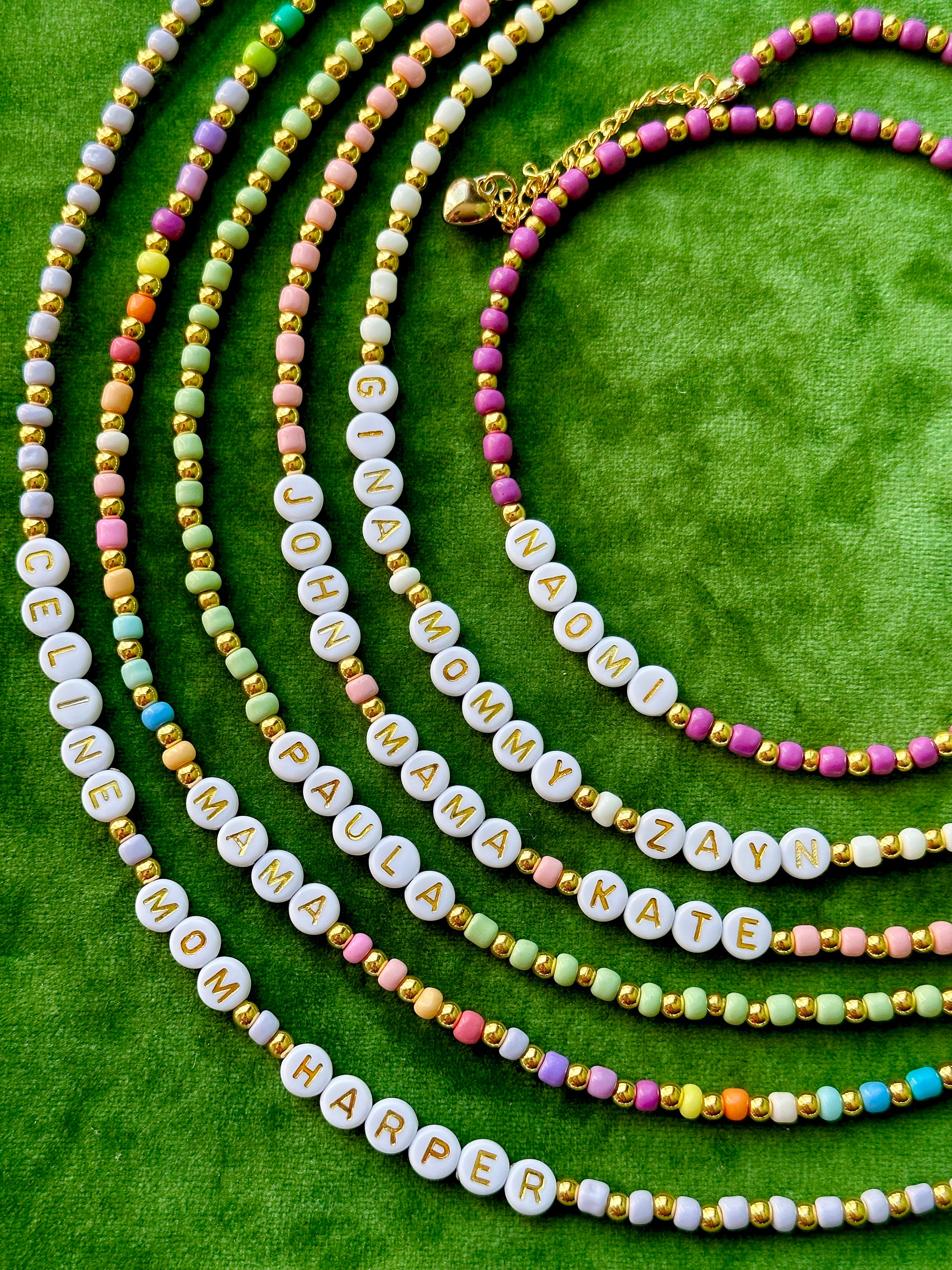 Promotional Customized Twist Bead Necklaces