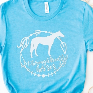 Thoroughbred Horse Shirt | OTTB Horse T-Shirt, Thoroughbred Horse Gift, Gift for TB Horse Lover, Thoroughbred Horse Owner Gift