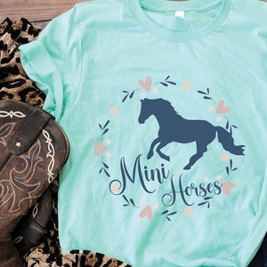 Mini Horse Shirt | Miniature Horse T-Shirt, Gift for Mini Horse Owner, Mini Horse TShirt, Miniature Horse Gift, Mini Horse T-Shirt