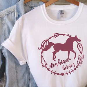 Arabian Horse Shirt | Arabian Horse T-Shirt, Arabian Horse Gift, Gift for Arabian Horse Lover, Arabian Horse Owner Gift, Arabian Shirt