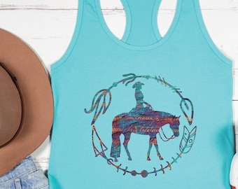 Western Pleasure Women's Racerback Tank | Western Pleasure Tank Top, Western Pleasure Shirt, Gift for Western Pleasure Rider