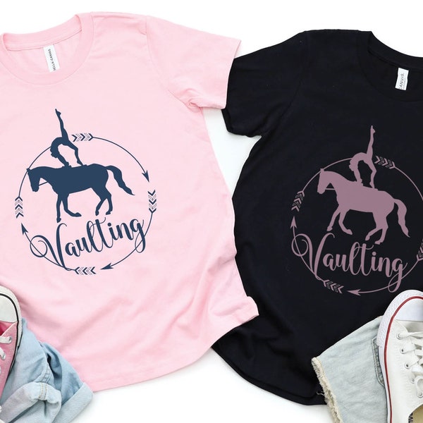 KIDS Equestrian Vaulting Shirt | Equestrian Vaulter T-Shirt, Gift for Vaulter, Horse Vaulting TShirt Youth, Equestrian Vaulting Gift