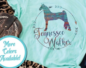 Tennessee Walking Horse Rider T-Shirt Equestrian Riding Gift Tennessee Walking Horse Rider T-Shirt Equestrian Riding Gift