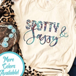 Spotty & Sassy Appaloosa Pferd Shirt | Appaloosa T-Shirt, Appaloosa Pferd Geschenk, Geschenk für Appaloosa Besitzer, Appaloosa Pferd Tee